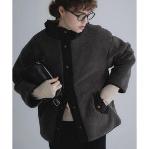 ダウンコート ダウンジャケット リバーシブルボア撥水ショートコート レディース