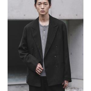 ジャケット テーラードジャケット MELANGE TWEED DOUBLE JACKET「SET-UP」 メンズ レディース