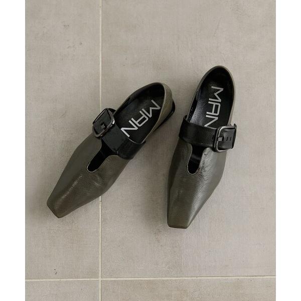 パンプス Square-toe Buckle　Shoes