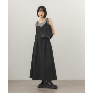 セットアップ 2WAYビスチェSETプリーツスカート レディース