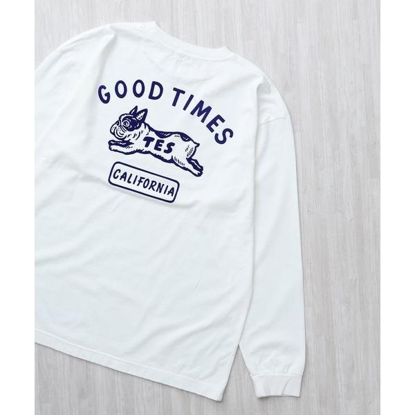 tシャツ TES GOOD TIME FLOCK PT LONG SLEEVE T-SHIRT / ...