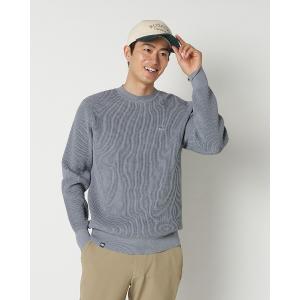 セーター ニット 「Rosasen/GOLF」 ワッフルクルーネックニット メンズ