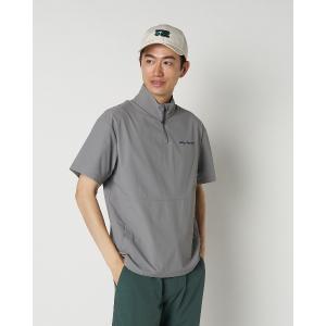 ブルゾン アウター 「Rosasen/GOLF」 ハーフZIP半袖アノラック メンズ
