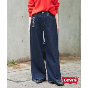 ワイドパンツ ジーンズ デニム デニムパンツ Levi’s/リーバイス SLOBE別注 CINCH WIDE LEG デニムパンツ レディース
