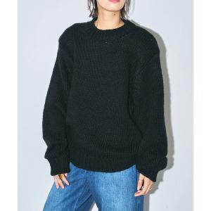 ニット セーター LOOSE KNIT PULLOVER：ニット レディース