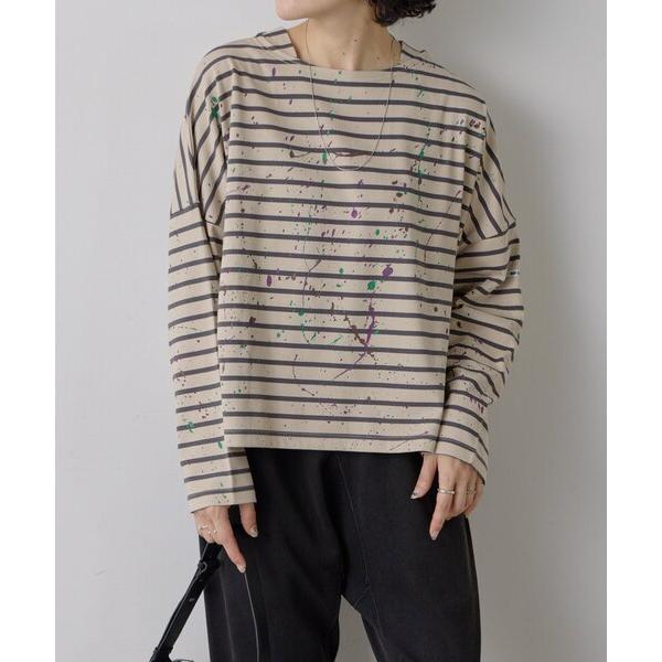 tシャツ ペイントロングTシャツ「SUM1 STYLE」 レディース