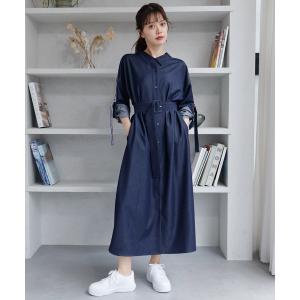 「LADYMADE」 長袖ワンピース FREE インディゴブルー レディース
