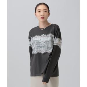 tシャツ ロゴレースデザインLS 1064802...の商品画像