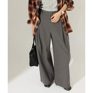 パンツ ウォーム TRW タックバレルパンツ レディース
