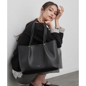 トートバッグ 「通勤対応／A4対応／3層」タックトートバッグ レディース