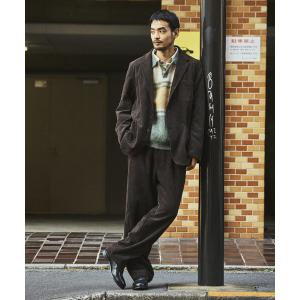 ジャケット テーラードジャケット リラックスフィット コーデュロイ 2Bジャケット セットアップ Fabric by SOLOTEX(R)/コーデュロイジャケット コーデュロ…