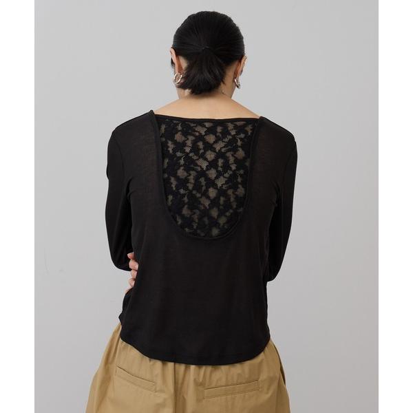 tシャツ バックレーストップス レディース