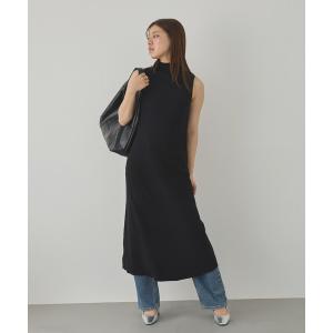 ワンピース 「MAGASIN DE MODE Chou Chou」モックネックノースリーブニットワンピース SNF