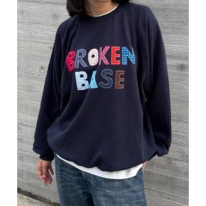 トレーナー スウェット BROKENBASE Handmade like Patchwork Sweat / BROKENBASE ハンドメイドライクパッチワークスウェット メンズ レディース