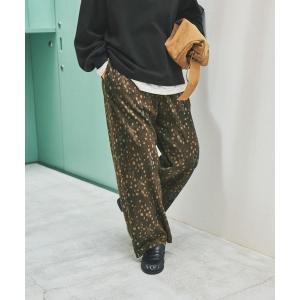 ワイドパンツ パンツ ベロアクシュイージーパンツ レディース