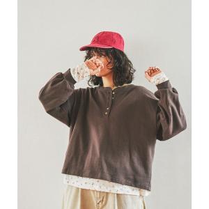 トレーナー スウェット アソートヘンリーレイヤープルオーバー レディース