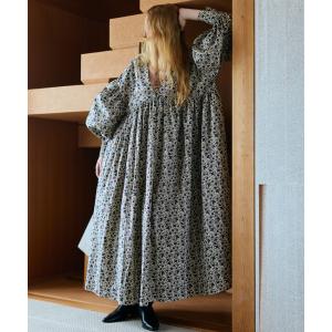 ワンピース ヴィンテージフラワーボリュームワンピース