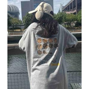 tシャツ オーバーサイズ レトロクッキー 刺繍ロゴロンT「UNISEX ITEM」 レディース メンズ