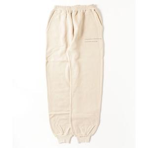 ワイドパンツ スウェットパンツ ジャージ USAコットン裏起毛ロゴスウェットパンツ レディース メンズ