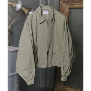 ブルゾン アウター Peach Brushed Studded Blouson / ピーチ起毛スタッズブルゾン メンズ レディース ユニセックス メンズ レディース