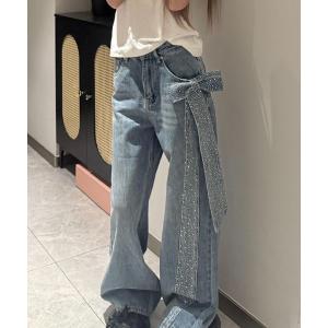 Pt18kg ワイドパンツ ジーンズ デニム デニムパンツ ストリート