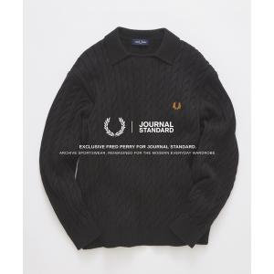 フレッドペリー セーター ニット FRED PERRY / フレッドペリー 別注 フットボールカラー セーター メンズ
