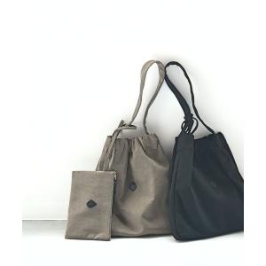 トートバッグ 「国産スエード調素材使用 ファスナー付きポーチ付属」CL4034 FASU POUCH GATHER BAG レディース