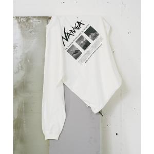 ナンガ tシャツ 「NANGA Mt.＆Sea」NANGAフォトロングスリーブTシャツ「マルチファンクション」 メンズ