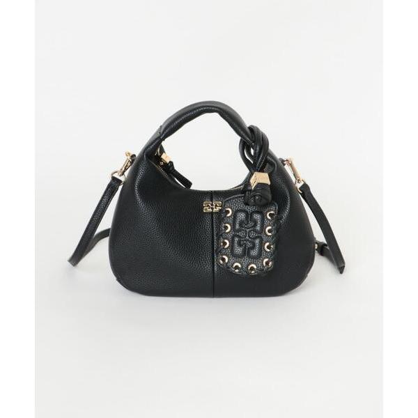 Ganni Ganni HOBO MINI GRAINED ショルダーバッグ