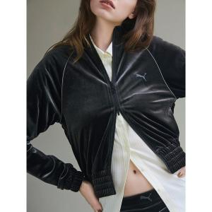 ジャージ 「emmi×PUMA」VELOR SHORT TRACK JK レディース