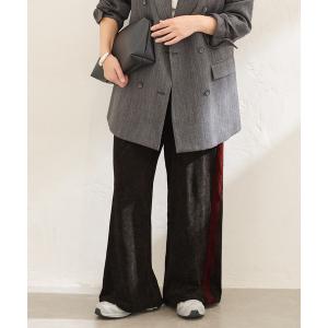 パンツ アセテートベロアトラックパンツ レディース