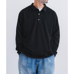 tシャツ 60/2スーピマ度詰め天竺布帛衿P/Oシャツ メンズ