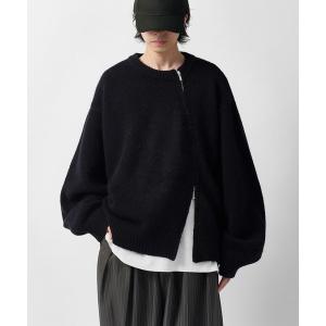 セーター ニット 「Neucon」TWIST-ZIP DESIGN OVER KNIT / ツイストジップデザインオーバーニット メンズ