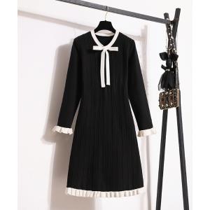 ワンピース レトロ ニットワンピース