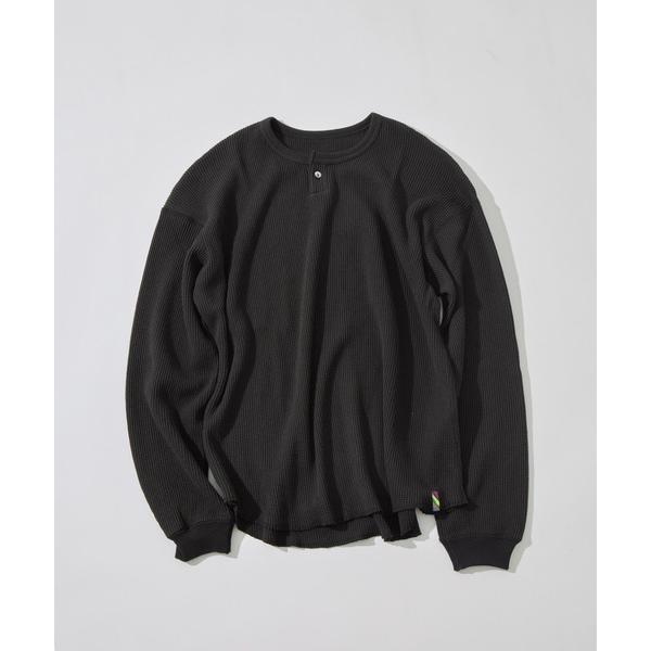tシャツ 「is-ness/イズネス」Thermal Henley Long-sleeve Shir...