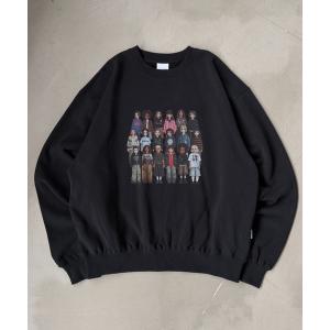 トレーナー スウェット PIXEL MODEL DESIGN PULLOVER SWEAT / ピクセルモデルデザインプルオーバースウェット メンズ レディース