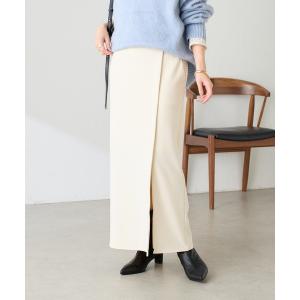 ロング スカート ダンボールジップスリットスカート/セットアップ可/WEB限定サイズ展開
