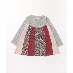 チュニック パッチワークチュニック キッズ 子供服 女の子
