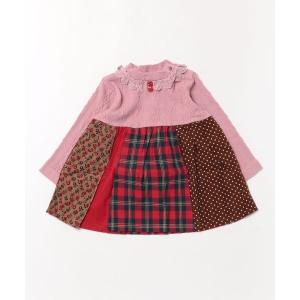 ワンピース パッチワークワンピース キッズ 子供服 女の子