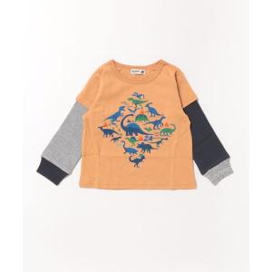tシャツ 恐竜プリント長袖Ｔシャツ キッズ 子供服 男の子