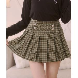 スカート チェック柄クラシカルミニスカート