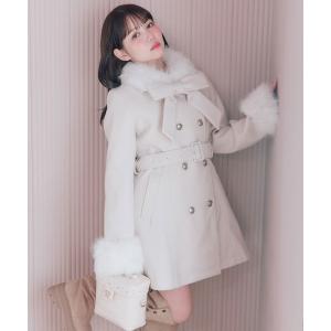 ステンカラーコート コート Snow Ribbon コート レディース