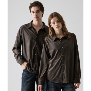 シャツ 「CLEL」Double Tech Fade Regular Collar Shirt / ダブルテックフェード レギュラーカラーシャツ「セットアップ対応」 メンズ レディース｜ZOZOTOWN Yahoo!店