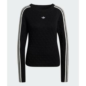 トレーナー スウェット adidas/アディダス SLIM LS TEE ウールスパイクニット スウェット 2026年 夏 夏服 レディース