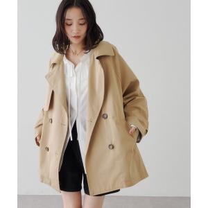トレンチコート コート 2WAYミドルトレンチコート レディース
