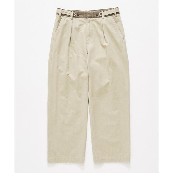スラックス 2TONE ベルテッド パンツ メンズ