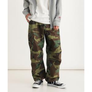 ワイドパンツ パンツ 「THE WORLD CARGO」M−65 カーゴパンツ／アメリカ軍モデル メンズ