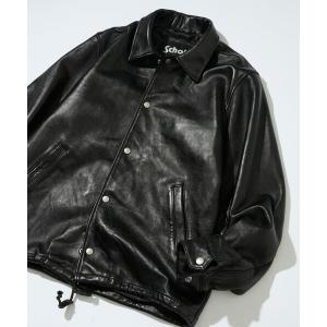 革ジャン ライダース Schott/ショット Exclusive COACH JKT/別注 シープレザー コーチジャケット メンズ