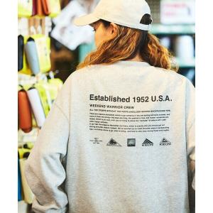 トレーナー スウェット KELTY/ケルティ 限定展開 KELTY×FREAK’S STORE/ケルティ 別注 ヒストリーロゴ バックプリント クルーネックスウェット