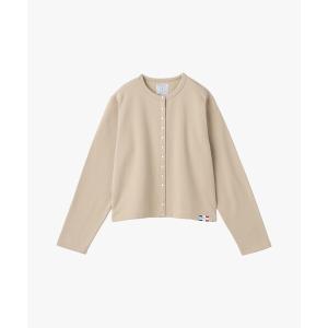agnes b.（アニエスベー） カーディガン コットン ニット 長袖